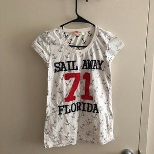 Tee Shirt, Short Sleeve, White, Great Condition